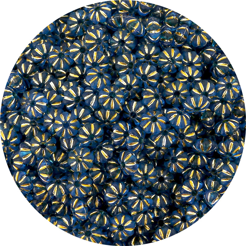 4:dark blue gold thread