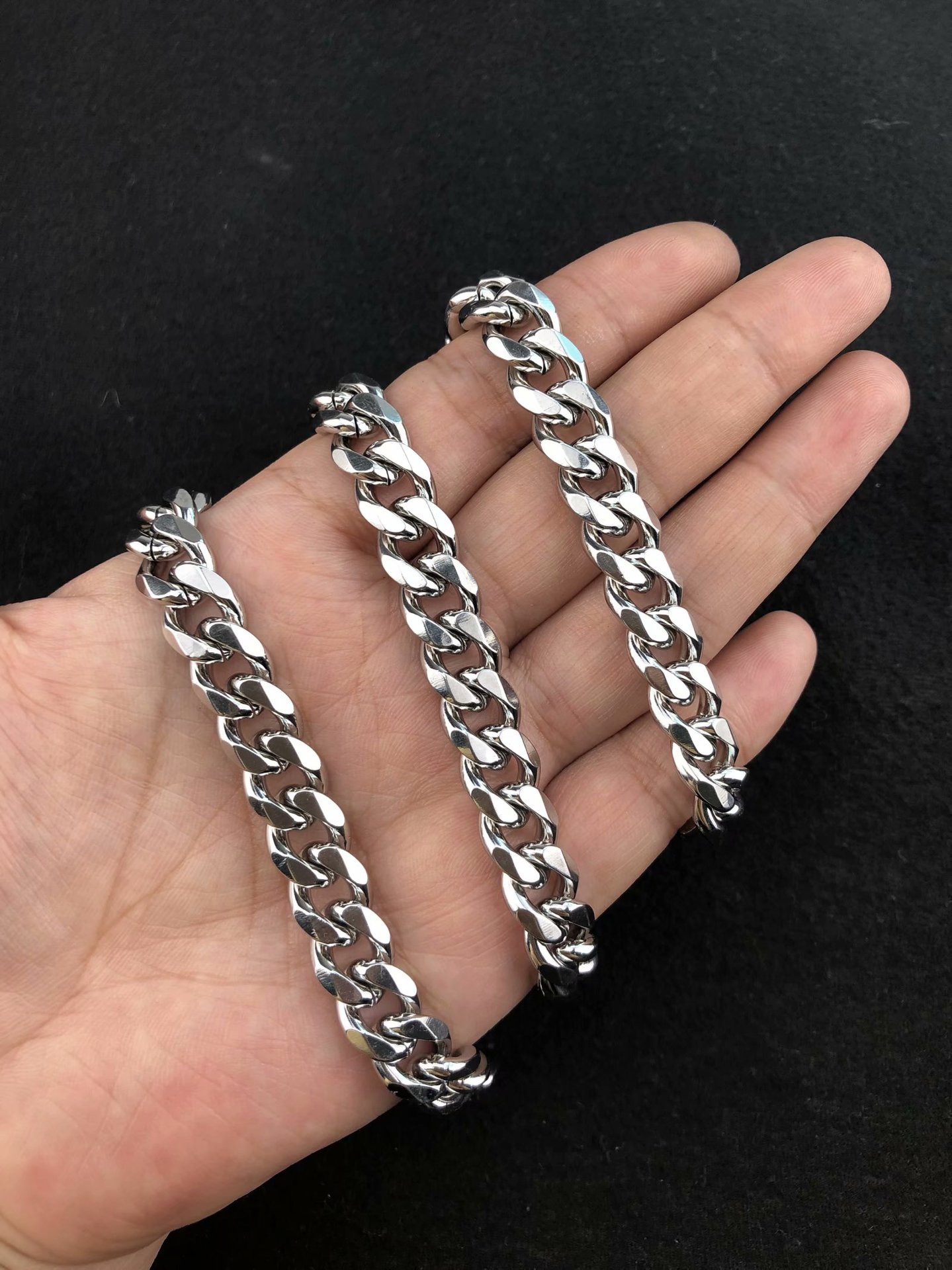 42:Cuba six side chain, width 10mm length 60CM