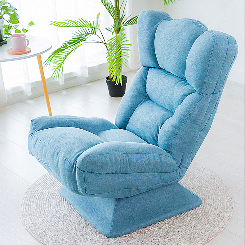Cotton and linen blue