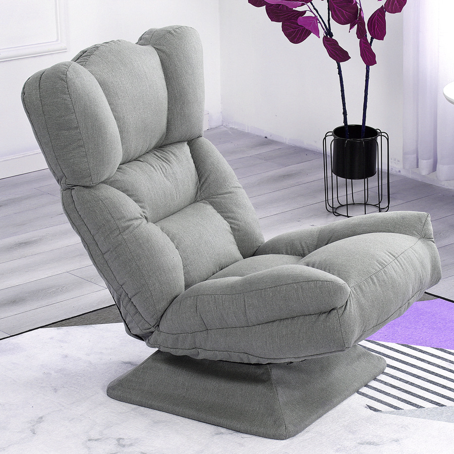 Sports car swivel chair elegant grey   free installation