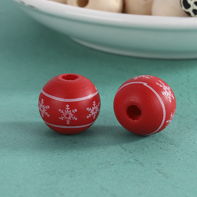 16mm red bottom snowflake