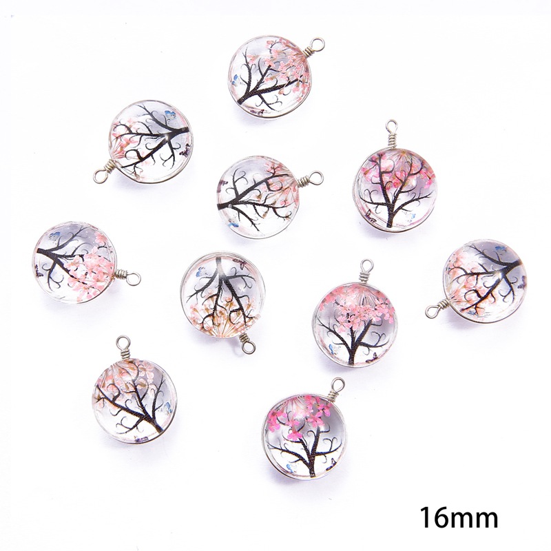 16mm#04 Round Single Hanging Light Pink