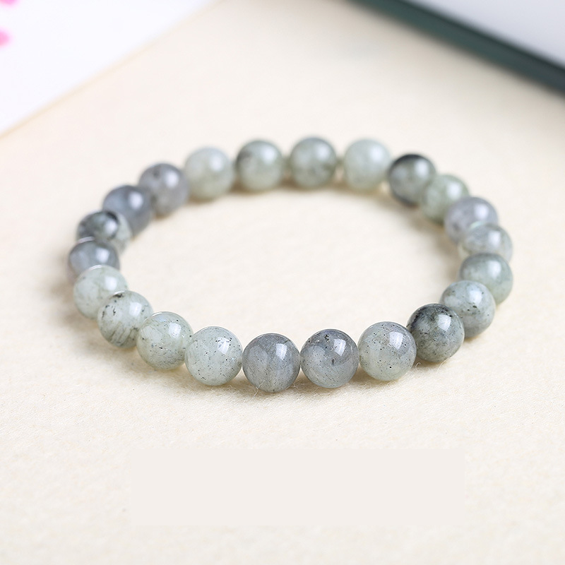 2:Natural White Sparkling Stone Bracelet