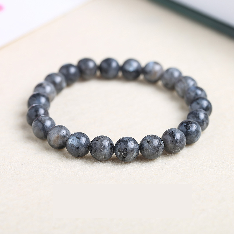 1:Natural Black Sparkling Stone Bracelet