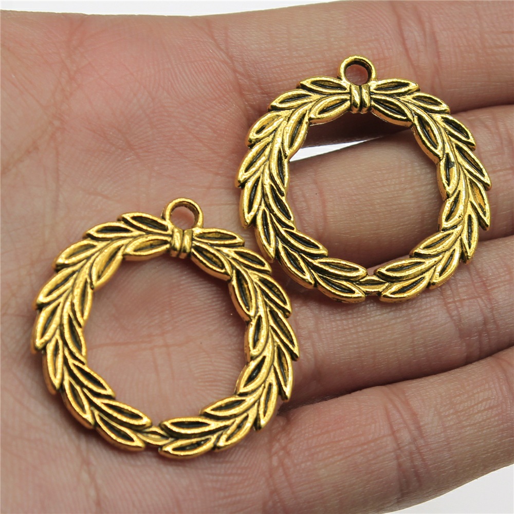 3 antique gold color