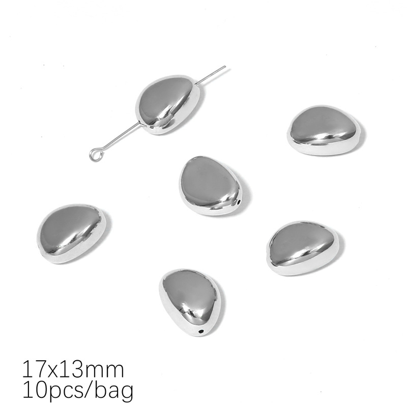 Shaped beads 17x13mm 10pcs/pack