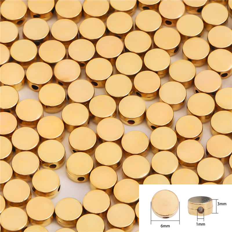 6mmKC gold cylinder 100 PCS/pack