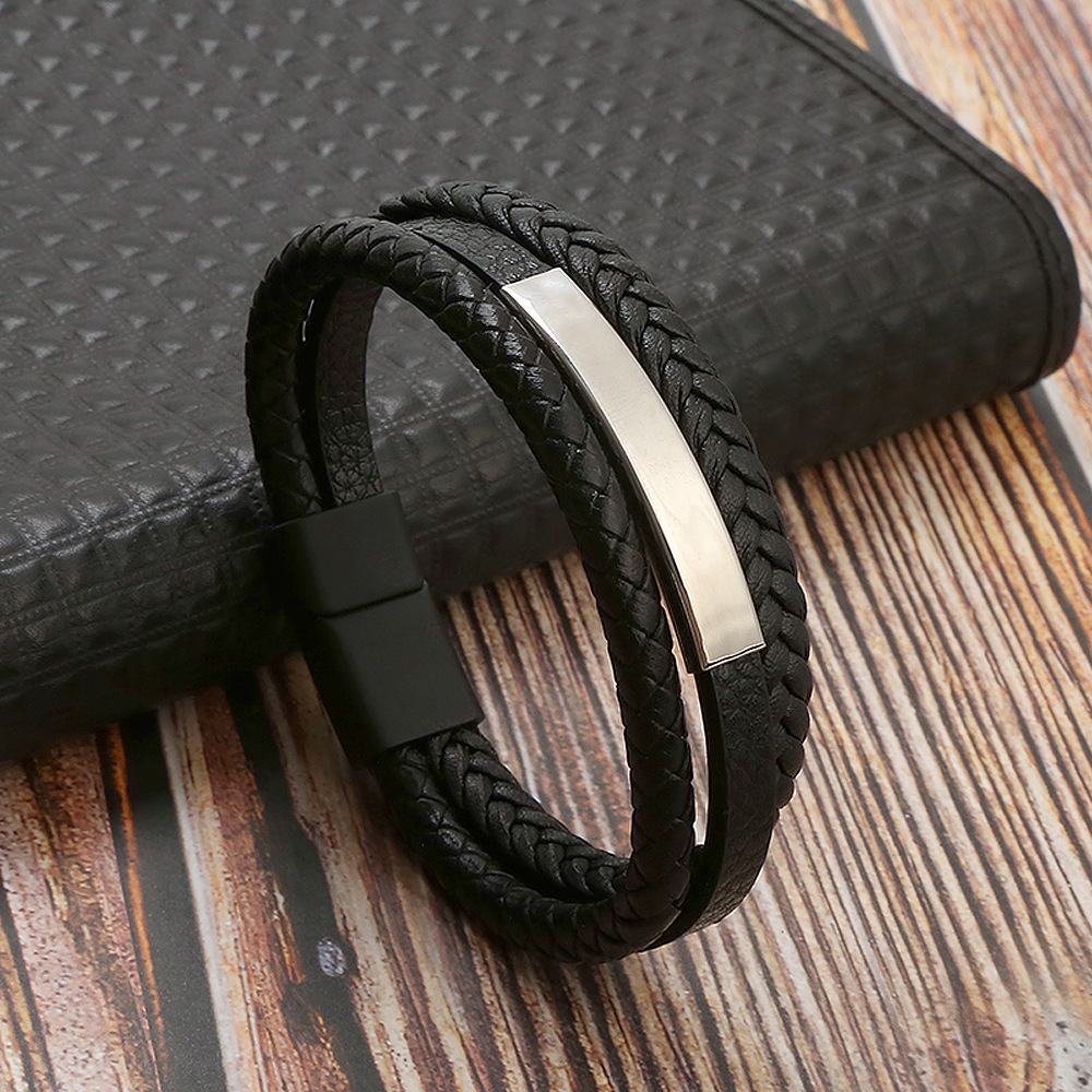 3:Black   Matte Buckle   White Steel Pipe