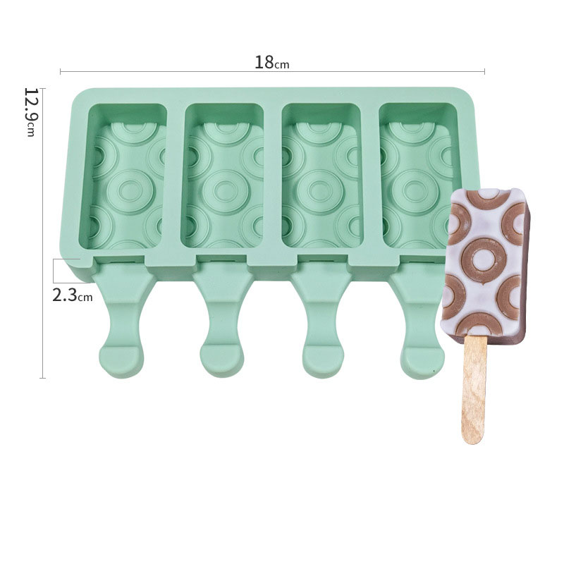 4 Round Ice Cream-Green XG-70-2