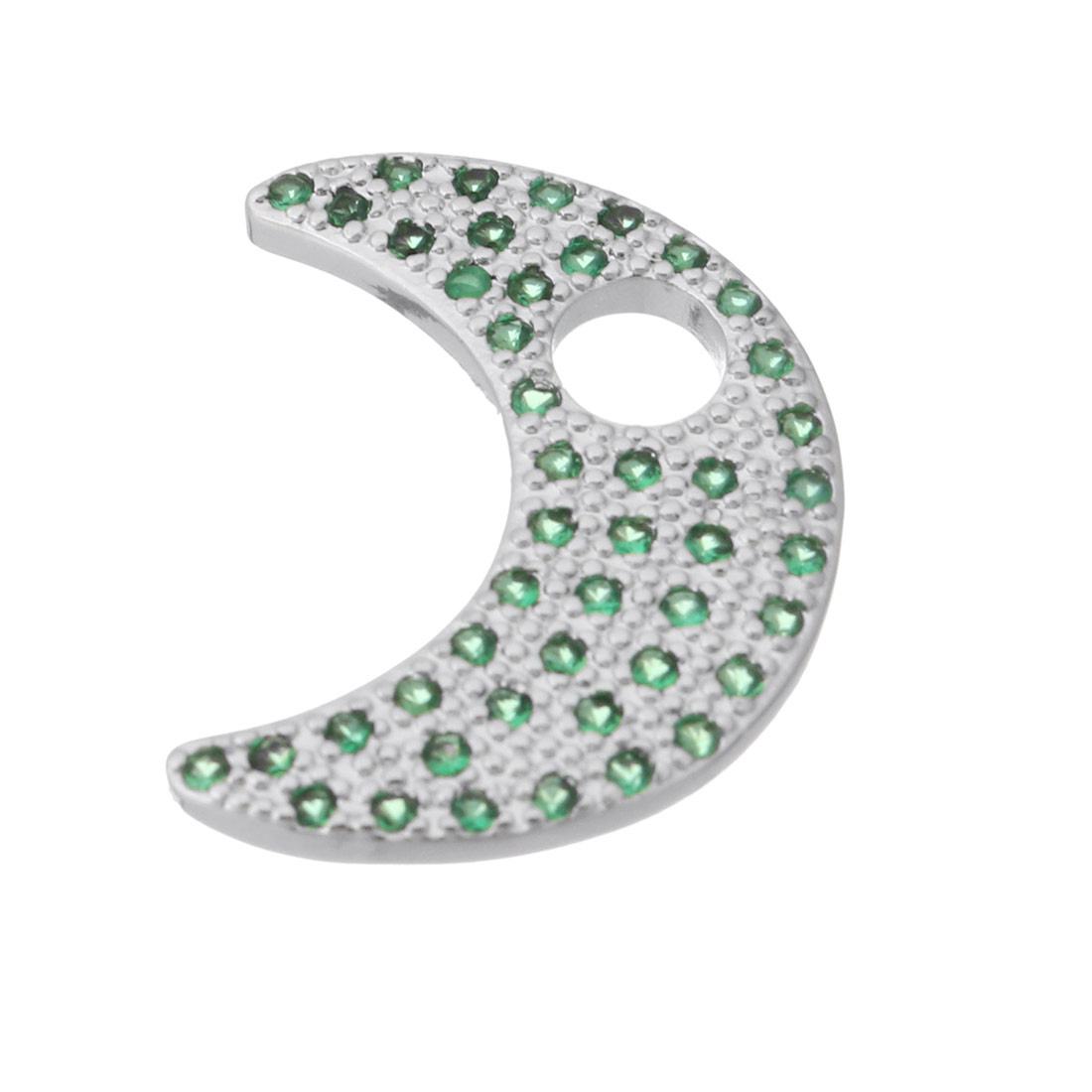 5:colore platino placcato con CZ verde