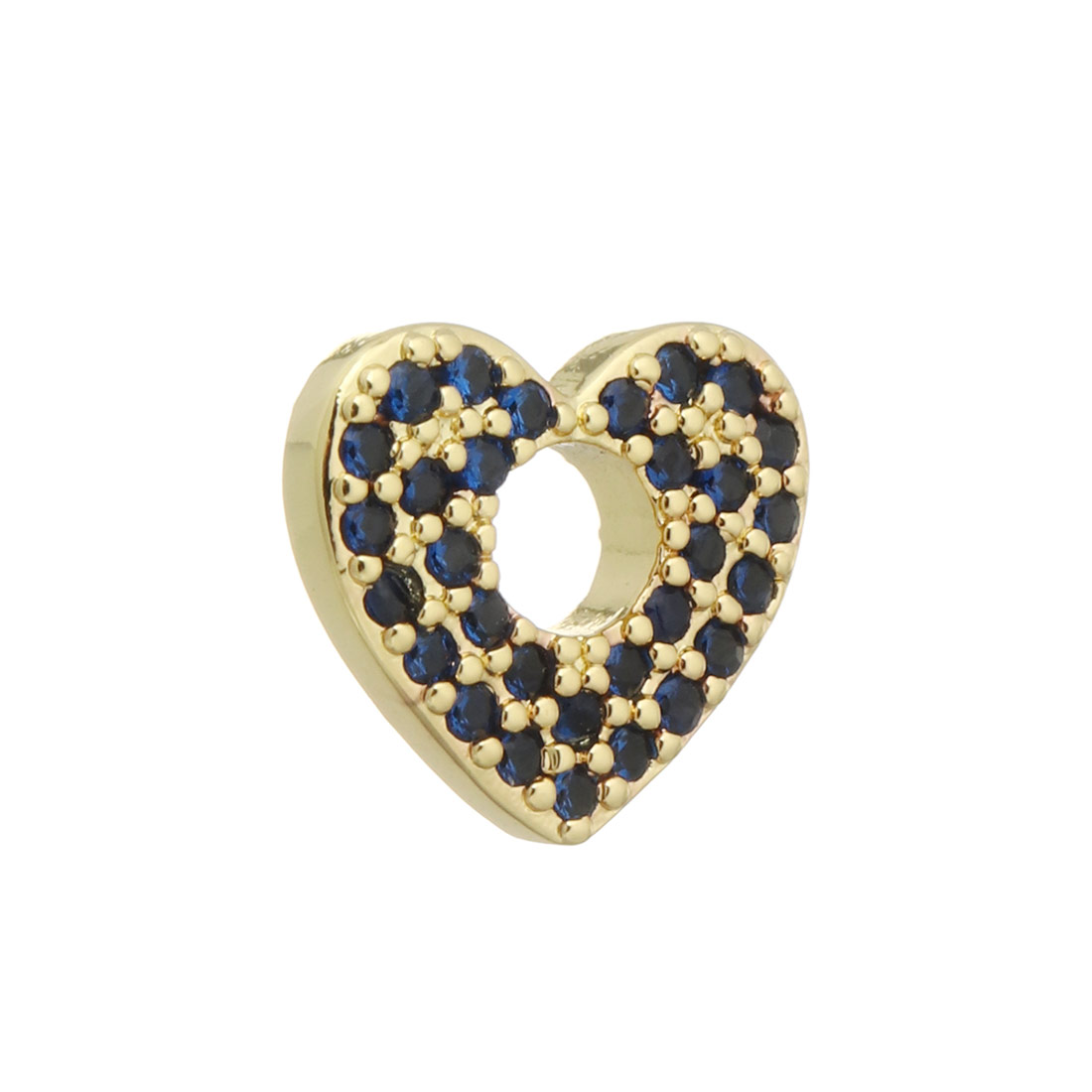  gold color plated with blue CZ