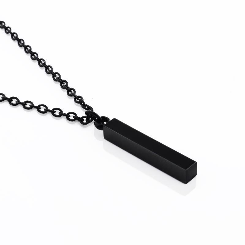 Black blank column + chain