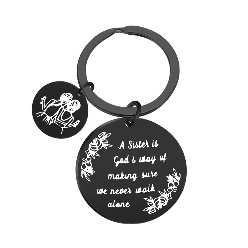 28MM black key ring