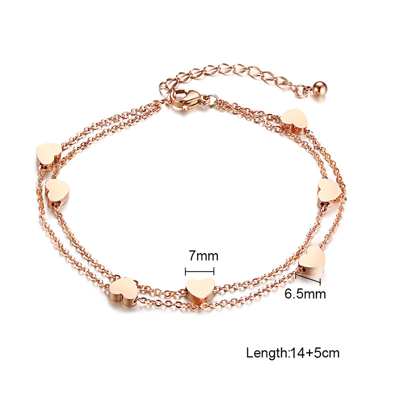 Rose Bracelet (Length 14+5CM)