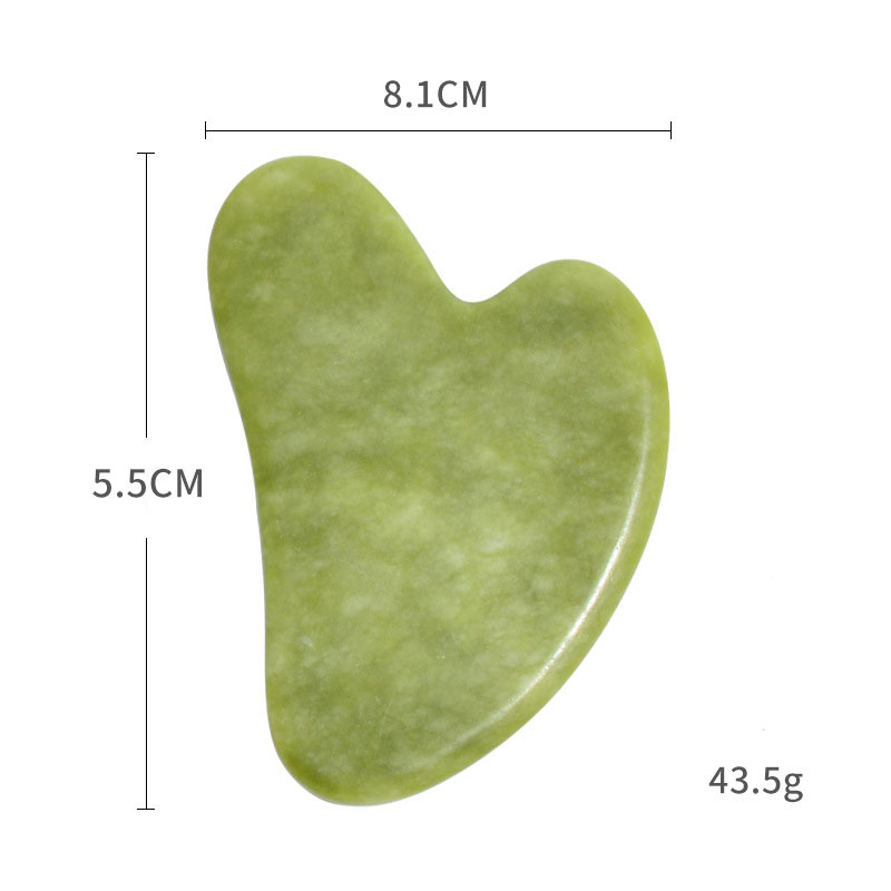 55x81mm green phoenix jade thickened horn board