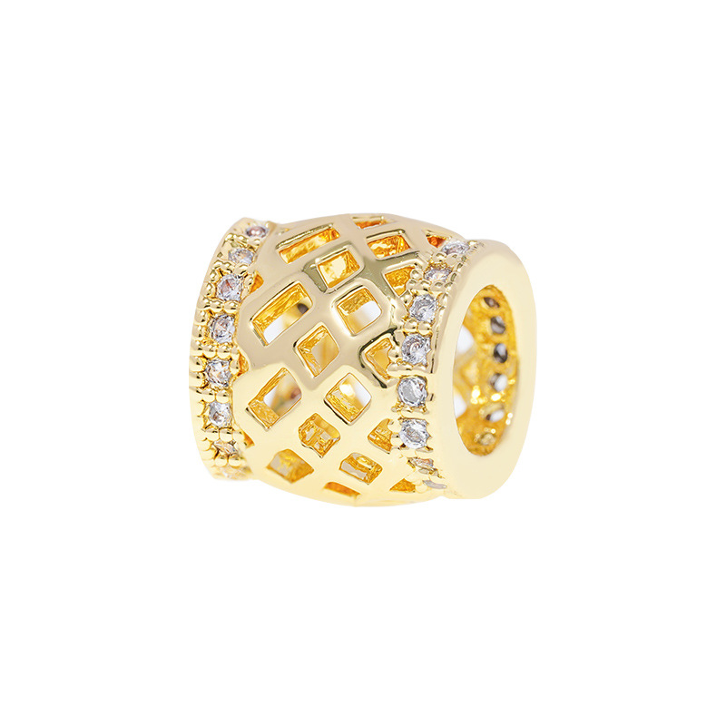 White Zirconium - Gold