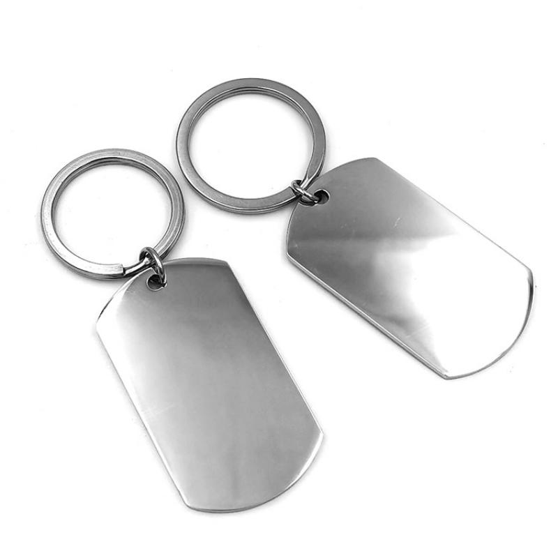 Steel color 30mm key ring