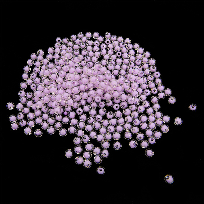 Purple, 8mm, about 110pcs/bag