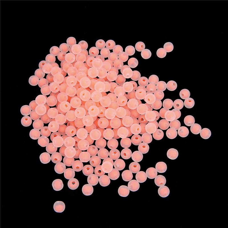 Snow bud color, Matte, 8mm, about 110pcs/bag