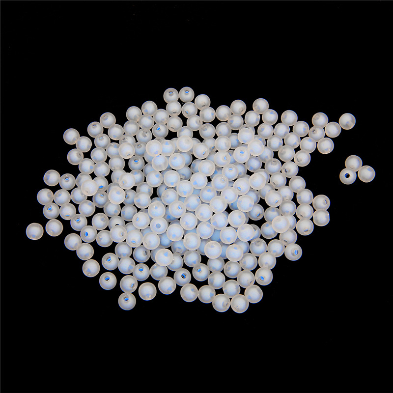 Light blue, Matte, 8mm, about 110pcs/bag