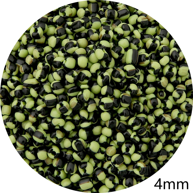 Grass green - black line 20g/pack about 250 PCS