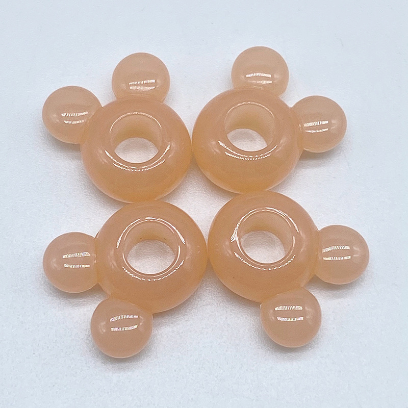 5:Mickey head light orange (15x14mmx6mm)