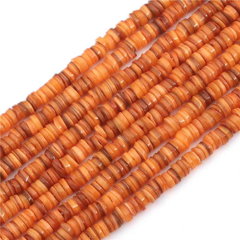 orange yellow, 6mm（About 190-200 PCS/Strand）