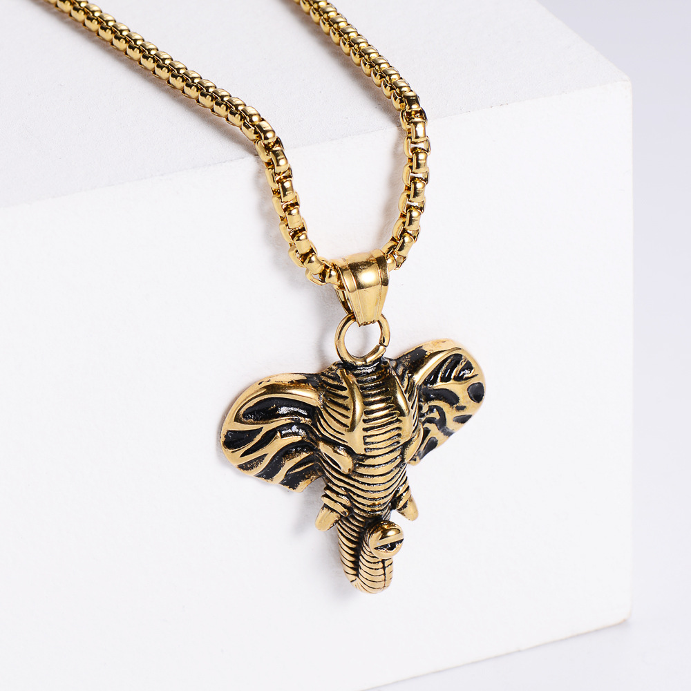 【Gold】with chain pendant