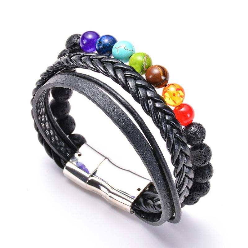 Colorful Natural Stone Bracelet