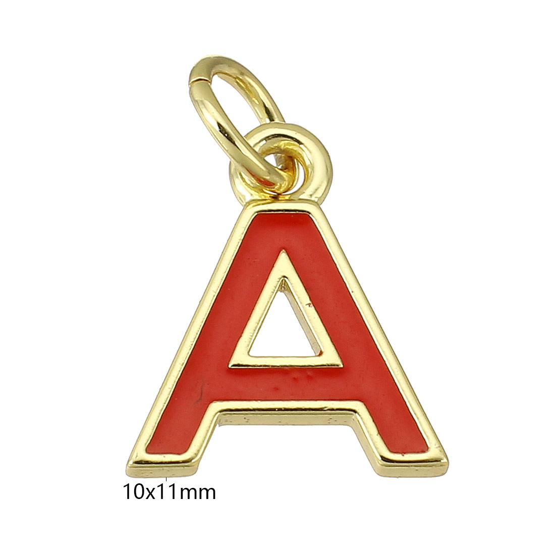 gold color plated with red A