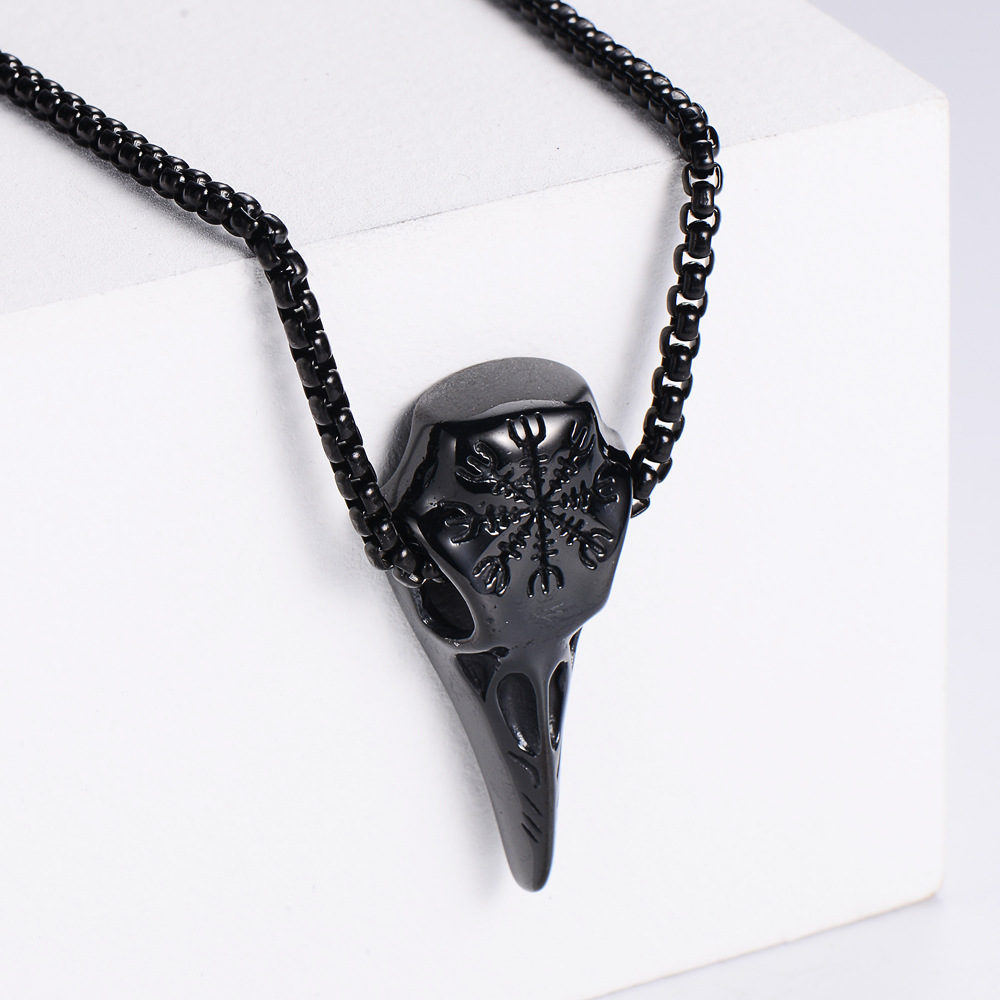 【Black】with chain pendant