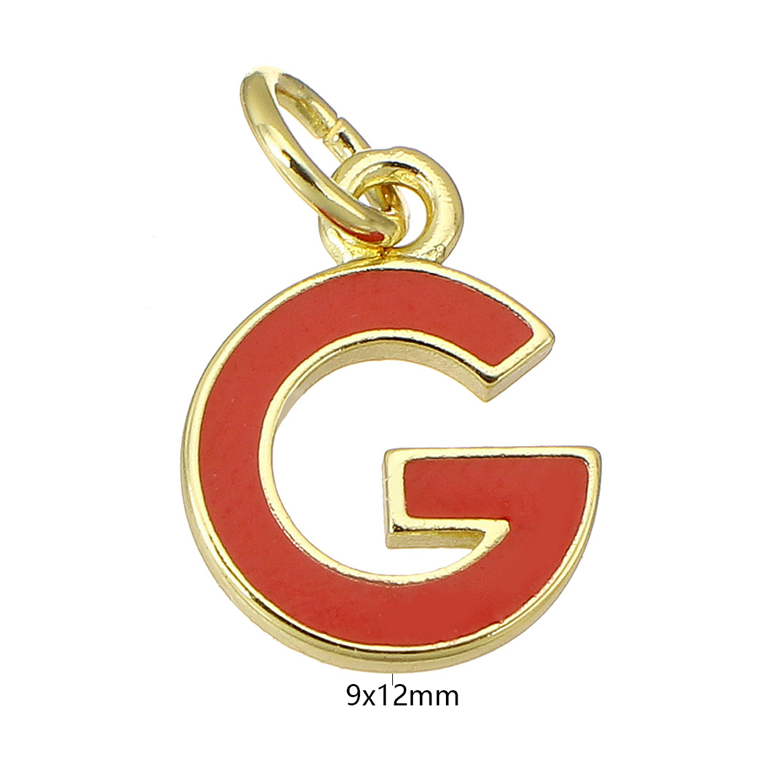 gold color plated with red G