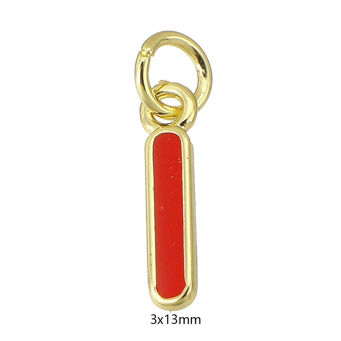 gold color plated with red I