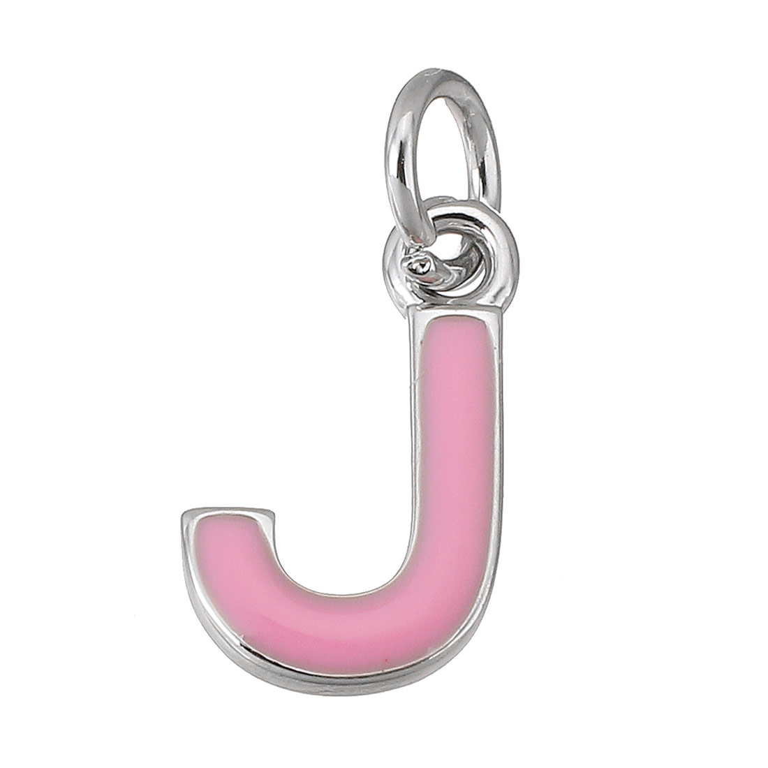 platinum color plated with pink color J