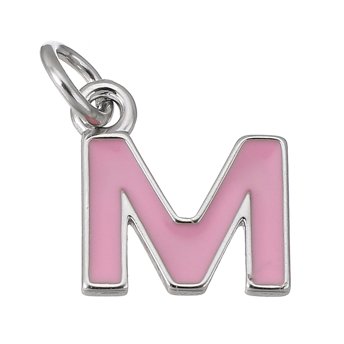 platinum color plated with pink color M