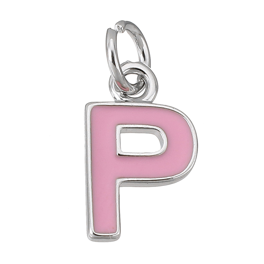 platinum color plated with pink color P