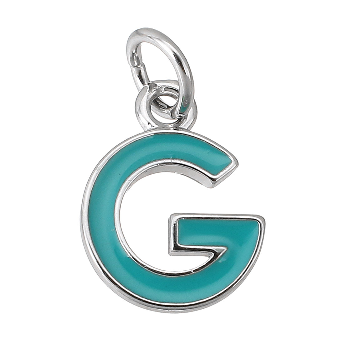 platinum color plated with green G