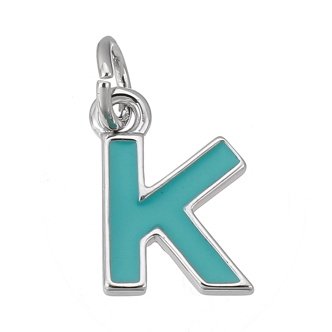 platinum color plated with green K