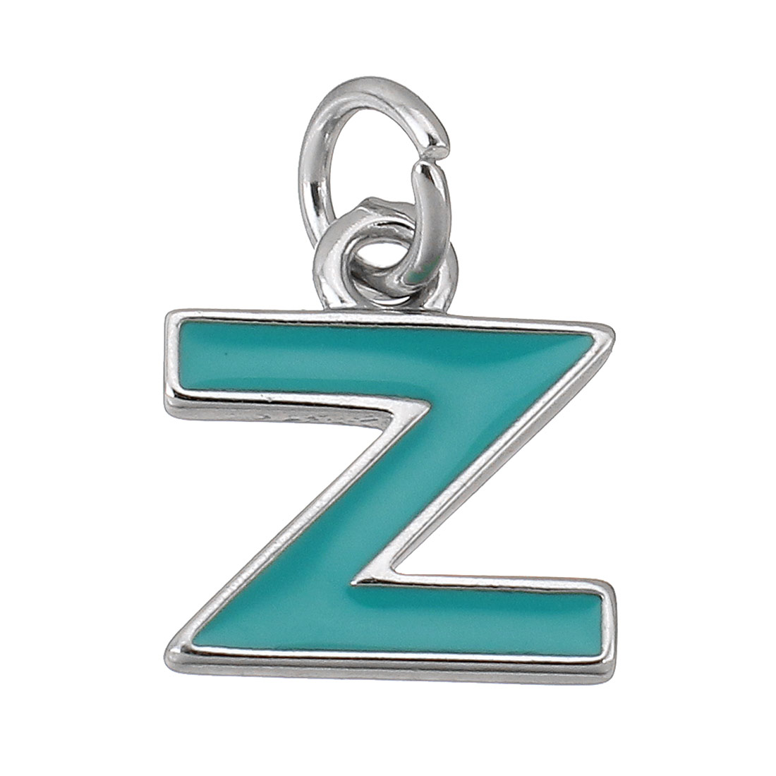 platinum color plated with green Z