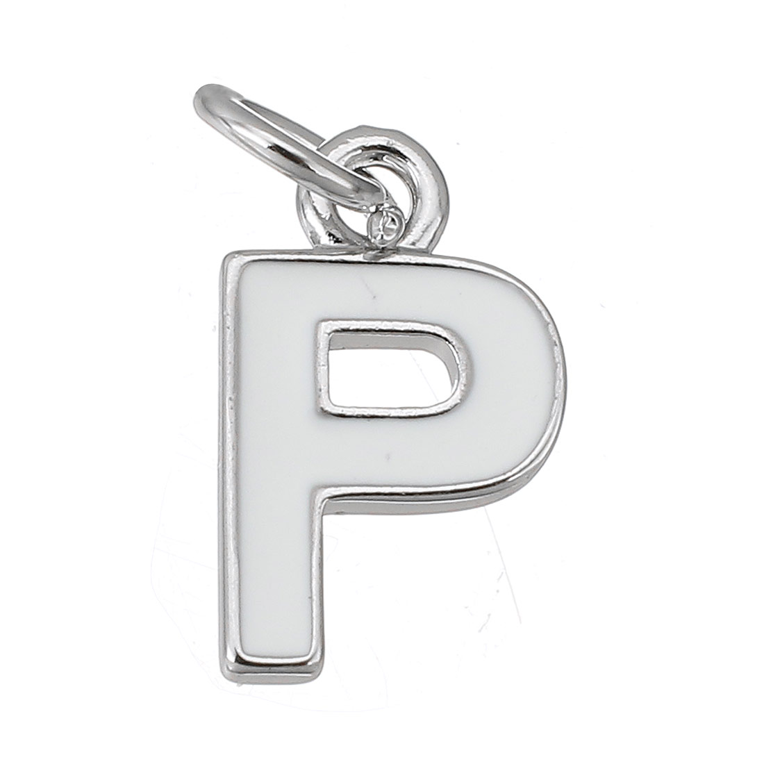 platinum color plated with white P