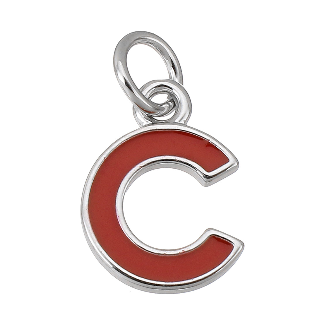 platinum color plated with red C