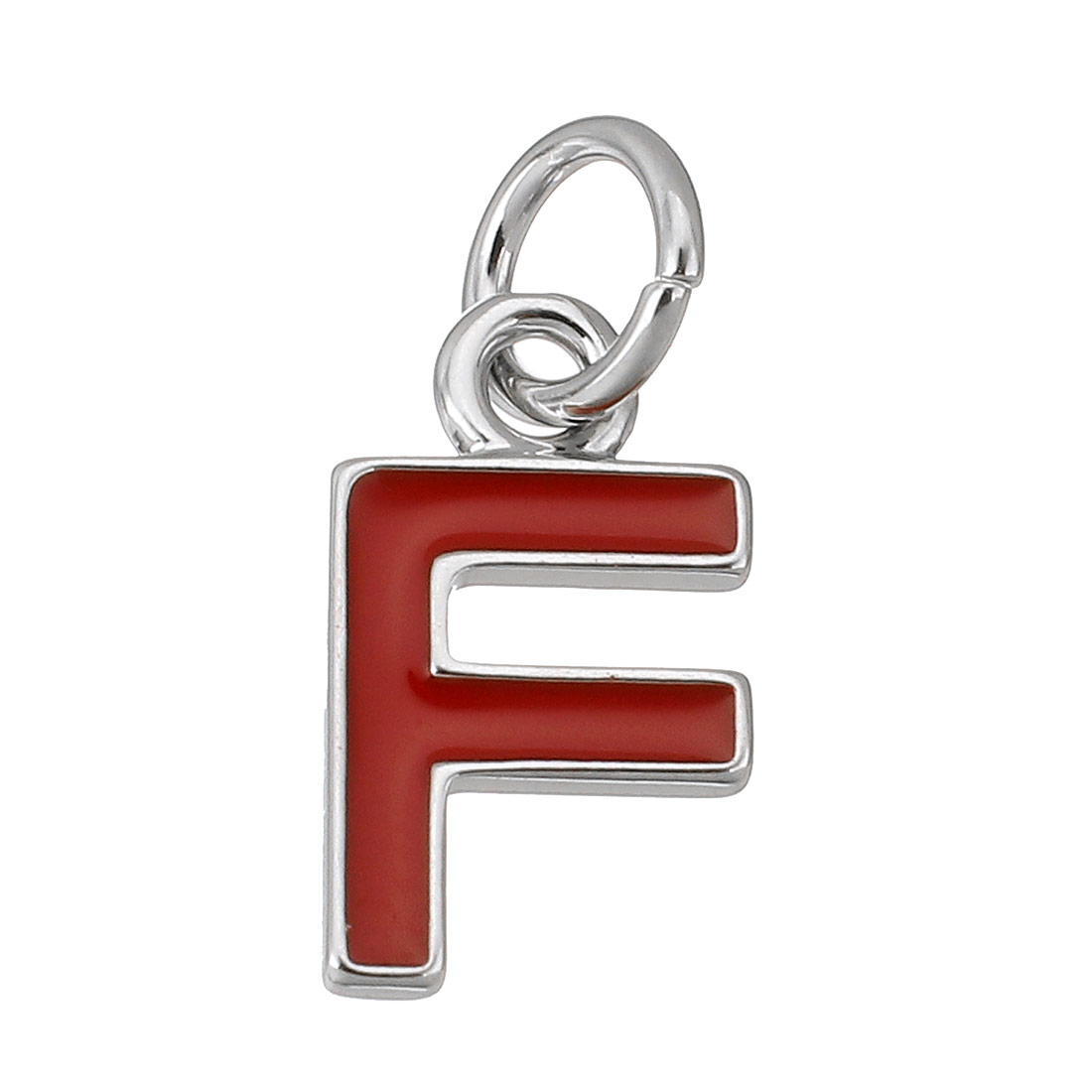 platinum color plated with red F