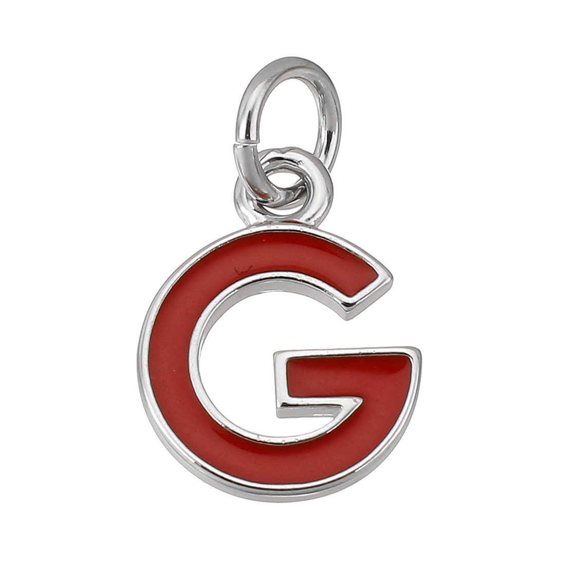 platinum color plated with red G