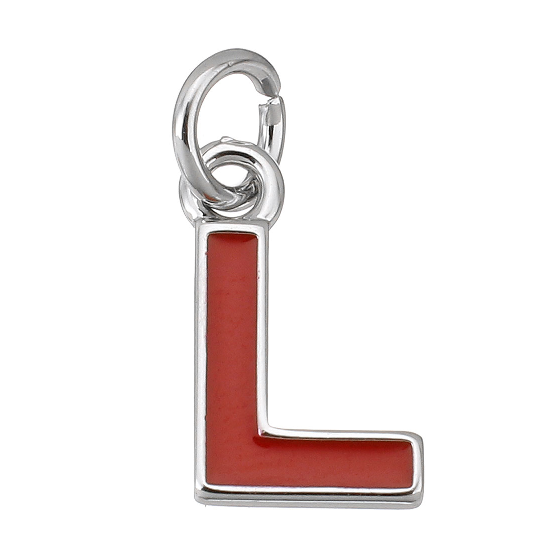 platinum color plated with red L