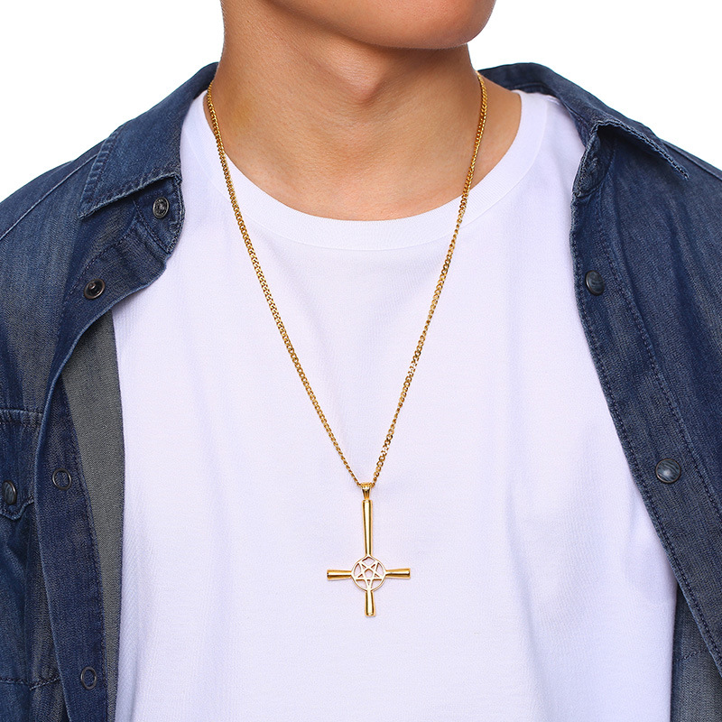 Gold Pendant + Chain