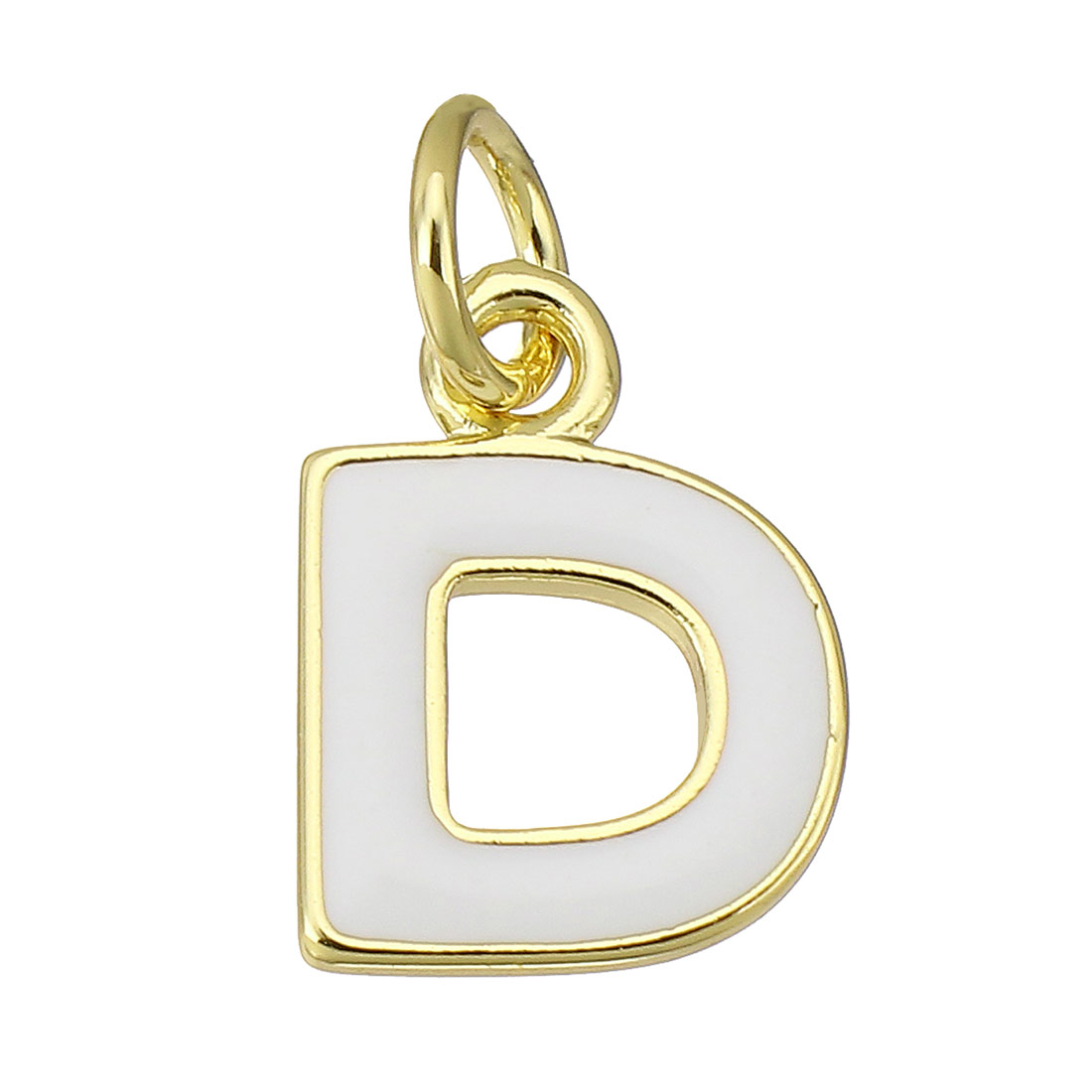 gold color plated with white D