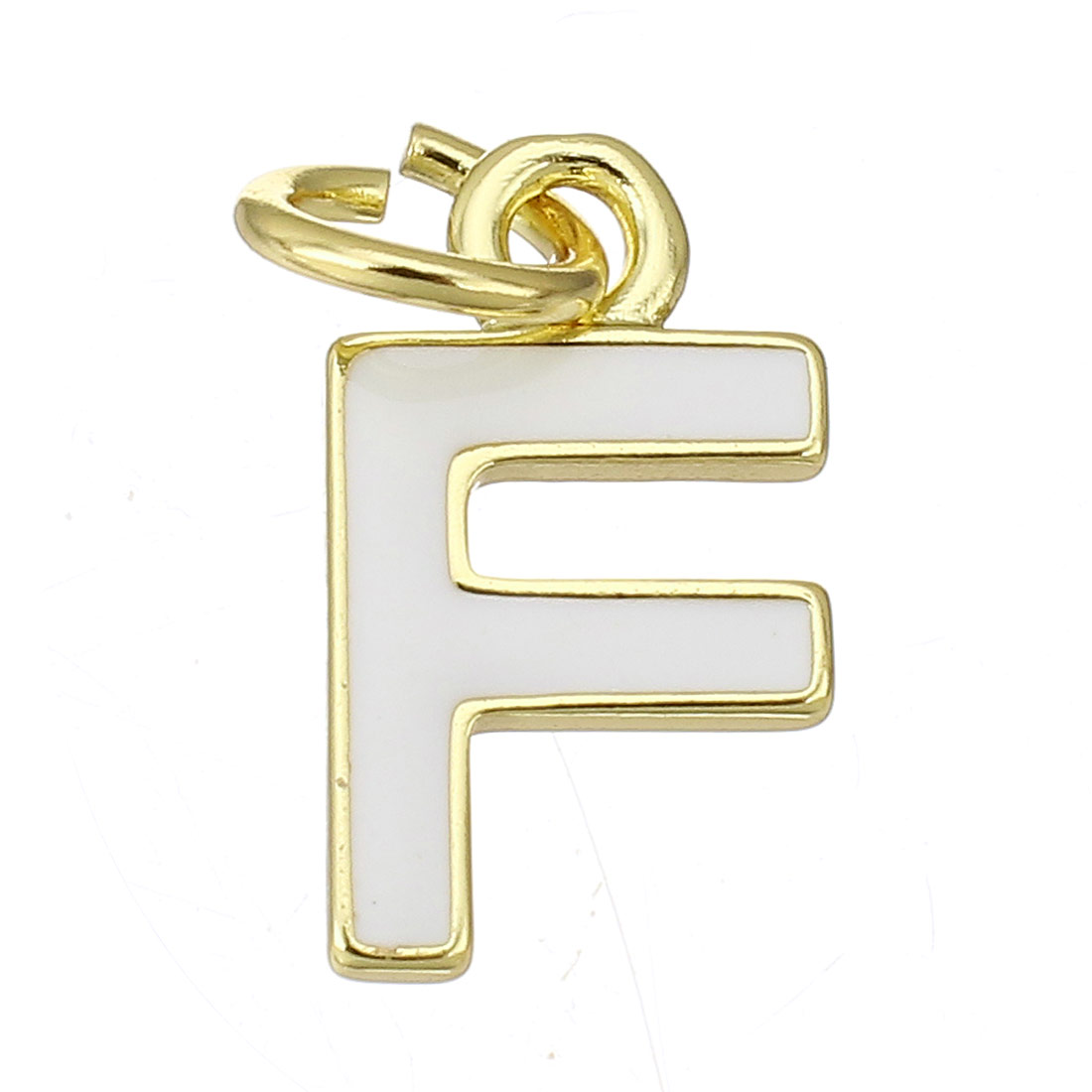 gold color plated with white F