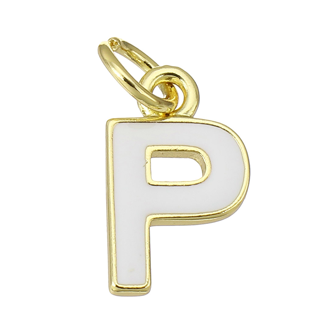 gold color plated with white P