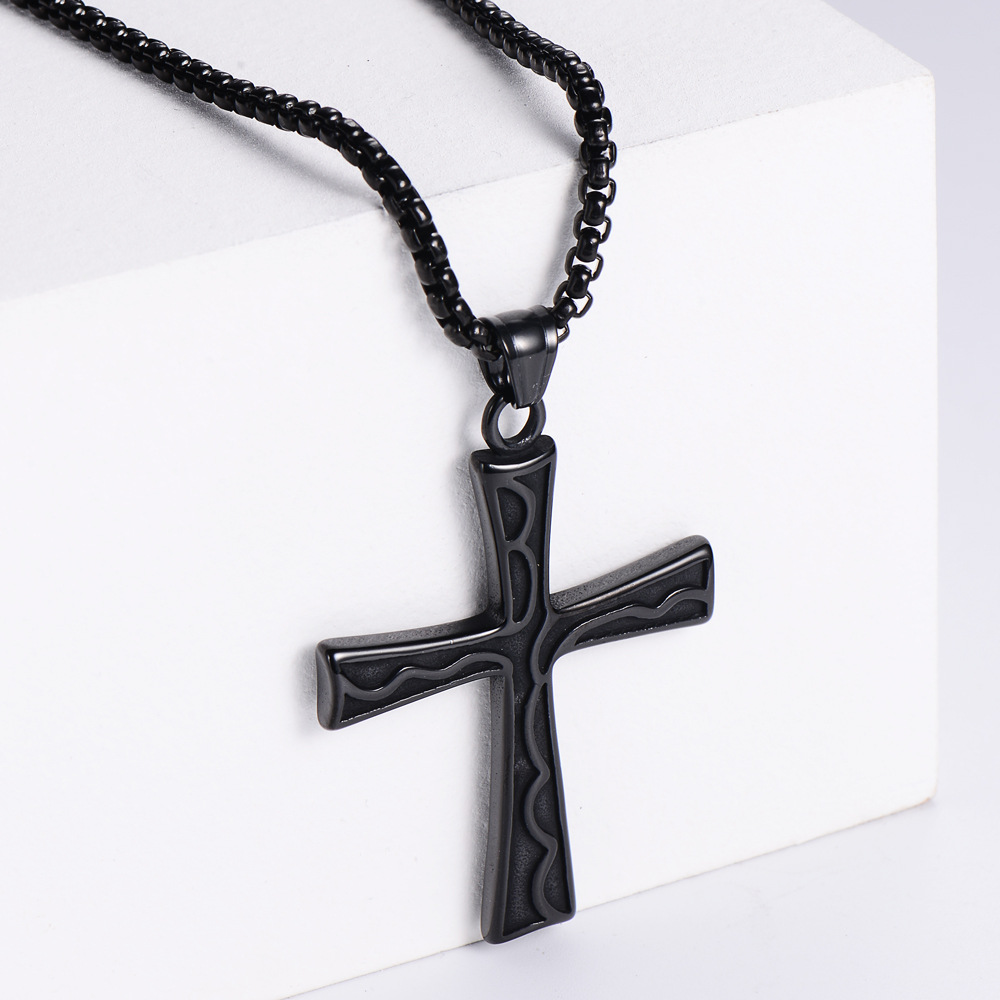 【Black】with chain pendant