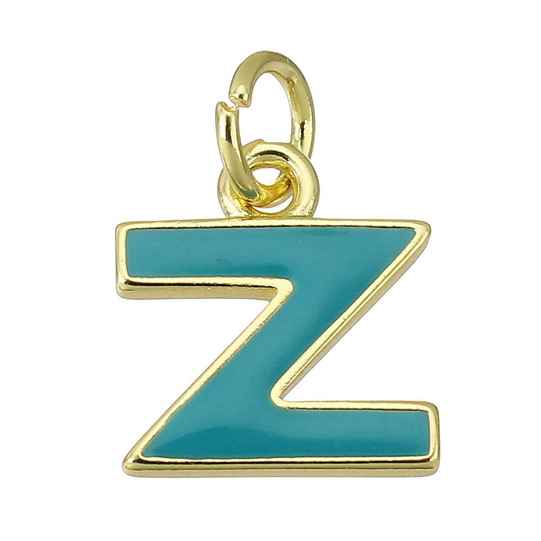 gold color plated with green Z